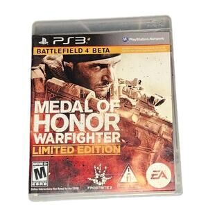PS3 Metal Of Honor Warfighter Limited Ed. 2012 Pre-owned